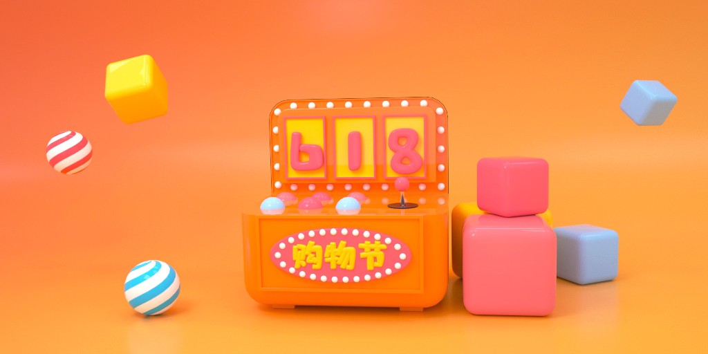 618 cartoon arcade game machine background