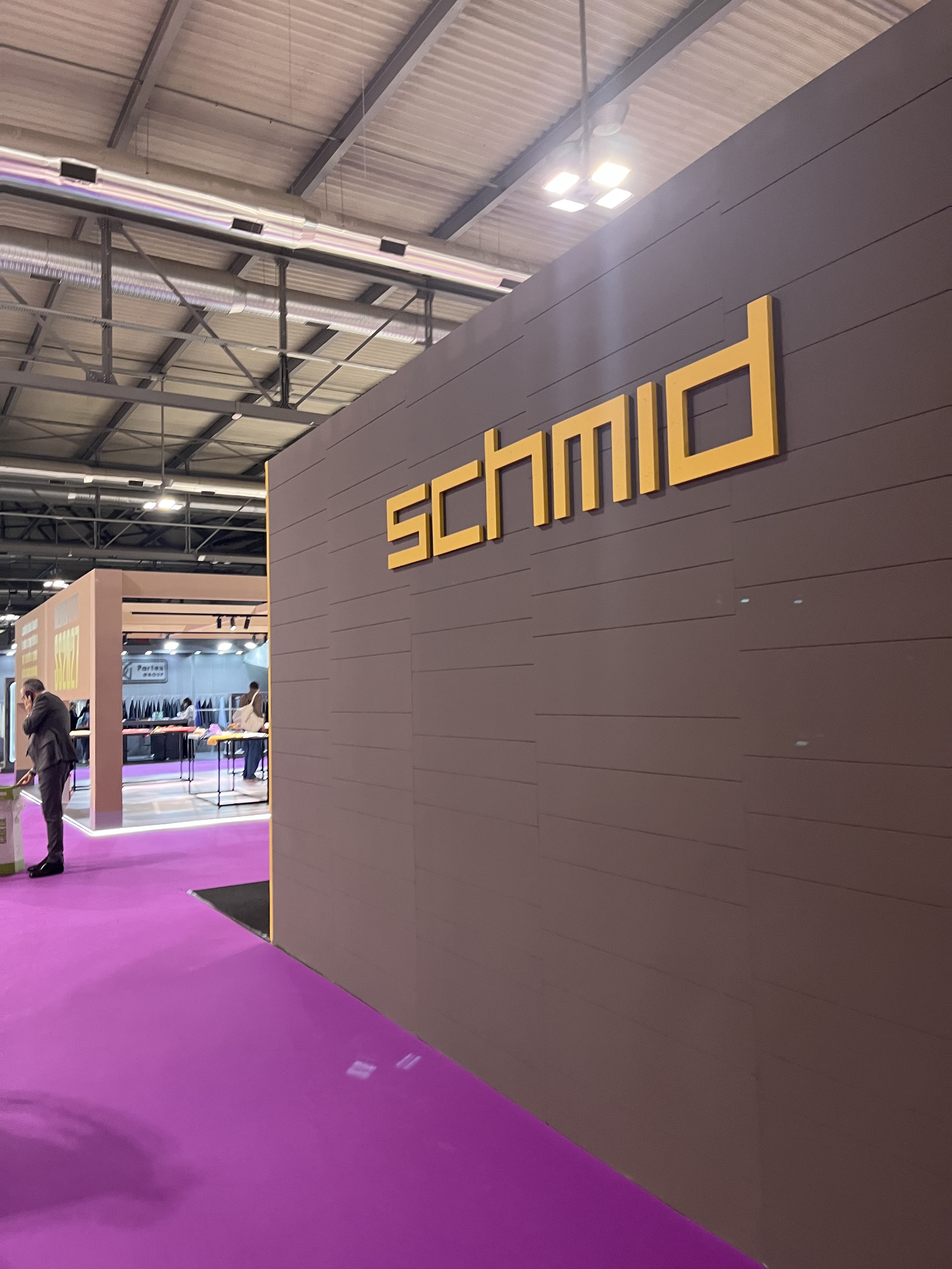 SCHMID stand at LINEAPELLE